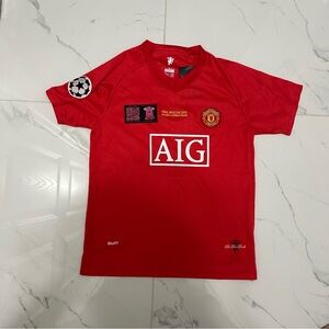 2008 Ronaldo Manchester United Retro Home Adult Jersey